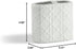 Kassatex Rattan Toothbrush Holder ARN-TBH, Porcelain