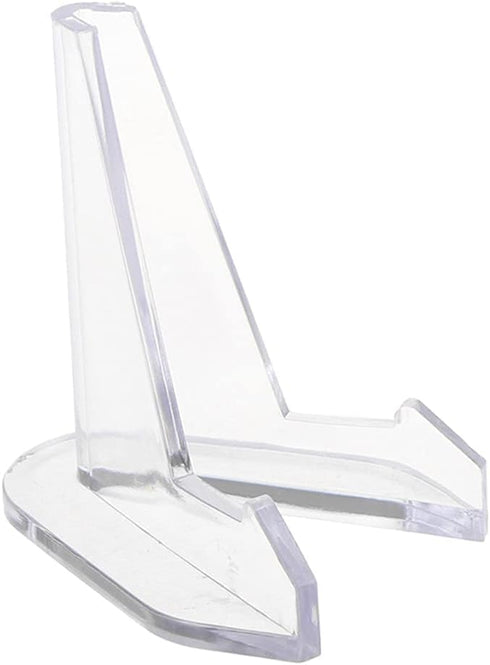 5Pcs Transparent Acrylic Stands, Coin Display Stand Easel Holder for Collectable Medals and Cards