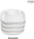 Bealuffe (4 Pack) Ceramic Egg Cups for Soft Boiled Eggs, Egg Holder Porcelain Egg Dish for Breakfast for Easter