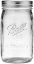 Ball Quart Jar - 32oz - Wide Mouth - Set of 2 - Silver Lid