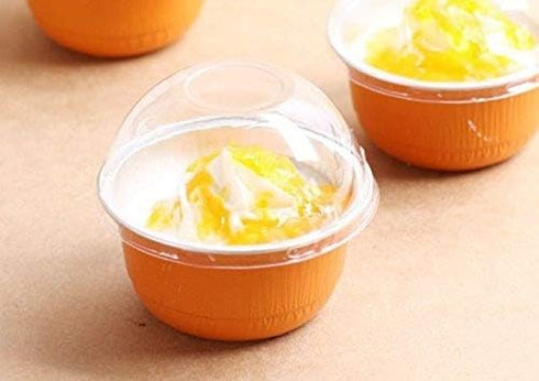KEISEN 3 2/5 Inch 150ml Disposable Aluminum Foil Cups - 100/PK for Muffin Cupcake Baking (LIDS3)