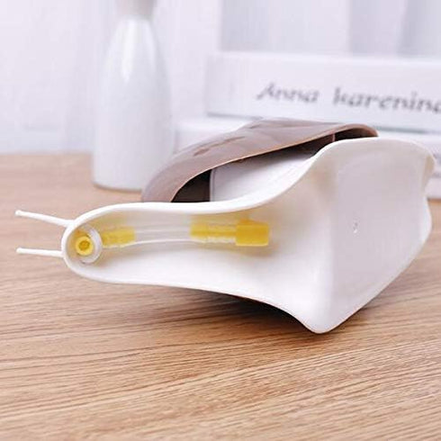 Cute Snail Soap Dispenser - Kitchen Bathroom (120ML) (Brown)