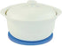 Better Kitchen Products Set of 3 Large Silicone Pot Holders, Hot Pads, Trivets - 7 Inch, Blue, Lime Green, Red