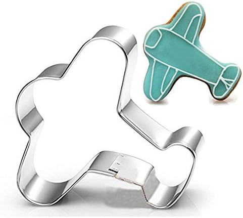 Airplane Biscuit Cookie Cutter, Stainless Steel