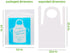 Disposable Aprons (50 Count) - Waterproof Plastic Apron for Painting, Cooking, Housework, and Picnics
