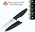 Steak Knives Set of 6 Multi-color Kitchen Ceramic Knife Set for Outdoor BBQ