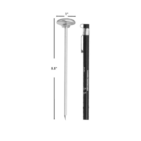 Home Basics Durable Cooking Thermometer - Stainless Steel Construction