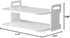 Denpetec Set-Top Floating Shelf for TV Components,TV Box Shelf Thick DVD Player, Wall Hanging Shelf Punching-Free