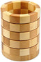 Bamboo Kitchen Tool Holder, Round Shaped Utensil Organizer for Kitchen