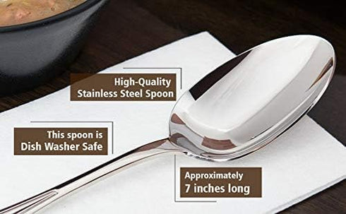 I Cerealsly Love You Engraved Cereal Spoon, 7 Inch Unique Cooking Gift for Weddings and Special Occasions