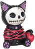 Black Mao Mao Cat Furry Bones Statue Display