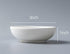 4pcs White Ceramic Seasoning Dishes Dipping Bowls Appetizer Plates,3 inch by Mozacona