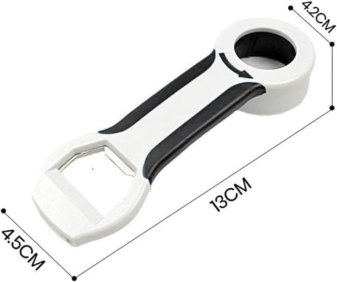YAFIYGI 4-in-1 Soda Bottle Opener Tool Grip Bottle Opener Lids off Jar Opener for Easy Opening Twist Caps Canning Lids