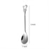 Stainless Steel Coffee Dessert Spoon, Cute Demitasse Spoon for Stirring, Creative Flower Sugar Spoon, 4 Pieces