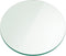 12-Inch Round Tempered Glass Table Top, 3/8 Thick, Flat Polished Edge, Durable