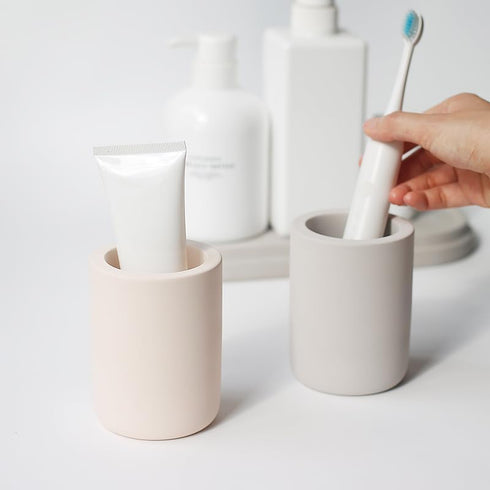 Selegna Drying Stone Toothbrush Holder, Diatomite Toothbrush Holders for Bathroom, Quick Drying Electric Toothbrush