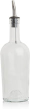 Tablecraft Home Glass Syrup Bottle - 500ml with Vented Stainless Steel Pourer