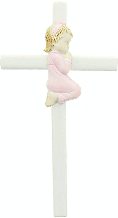 Roman Giftware Inc. Valencia Praying Girl, 7.5" H, Children's Gifts, New Baby, Durable, Religious
