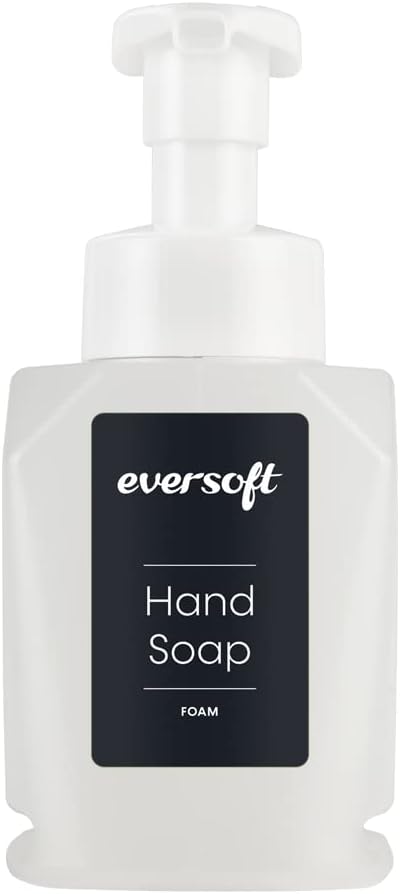 EZbrnd Eversoft Foaming Countertop Hand Soap Bottle Dispenser, 385 ml (13 oz), Refill Cartridges Sold Separately by EZPULL