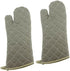 New Star Foodservice Oven Mitts Set of 2, Olive, Flame Retardant, 17-Inch, Up to 400F
