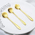 12-Pack Flower Spoons by IRONX, 18/0 Stainless Steel, Creative Cute Tableware, Mini Teaspoon Dessert Spoons