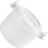 UPKOCH Rice Cooker Plastic Microwave Cookware, Non-Stick Pot, Veggie Steamer, Pasta Cooker, Travel Large