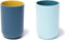 Unbreakable Reusable Drinking Cups Set of 2, Plastic Toothbrush Tumblers 300 ml/10.5 oz, Dishwasher Safe