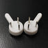 10Pcs White Non-Marking Hooks, Plastic Hanging Hooks for Painting Photo Frame Seamless Home Decor