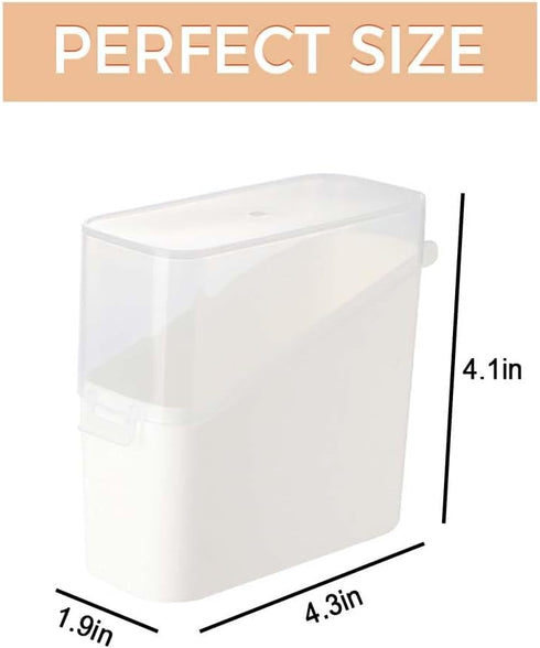 Cheese Storage Box for Fridge, 2/4 PCS Sliced Cheese Container with Flip Lid, Plastic Cheese Keeper Holder