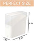 Cheese Storage Box for Fridge, 2/4 PCS Sliced Cheese Container with Flip Lid, Plastic Cheese Keeper Holder