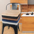 14x14 Set 2 Augld Metal Chair Cushion of Memory Foam School Chair Cushion Small U Shape Seat Cushion Black