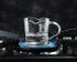 150ml Glass Measuring Cup, Double Spouts Heat-Resistant Handle for Bar Party Wine Milk Coffee