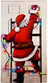 4 Pack Christmas Bathroom and Front Door Holiday Decorations and Covers for Festive Decor