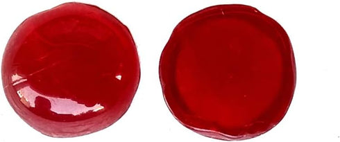 Rastogi Handicrafts Centerpieces - Glass Gems for Vase Fillers, Wedding Decoration Pebbles (Red)