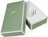 Caspari Pack of 24 White Pearl & Gold Paper Linen Guest Towel Napkins, Letter H