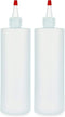 BRIGHTFROM Empty Squeeze Bottles 16 OZ, 2 PACK, BPA Free Squirt Containers for Condiments and Arts