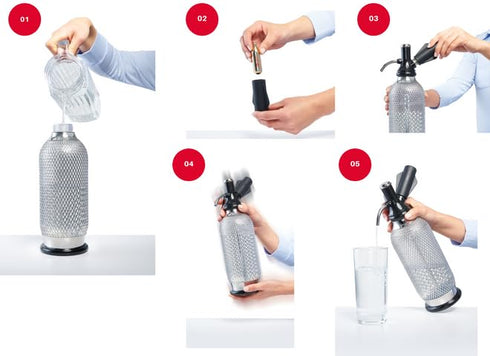 iSi North America CO2 Soda Siphon Chargers, 8.4g Carbon Dioxide - 10-Pack