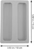 Hemoton 2pcs Toaster Cover, Plastic Top Lid for 2 Slice Bread Maker, Small Appliance Protector for Home Kitchen