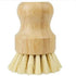 1 Pcs Palm Wooden Dish Scrubber Brush, Durable Bamboo Dish Brush for Cleaning Pots and Pans in Kitchen