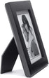 Malden 4x5 Picture Frame, Wide Real Wood Molding, Black