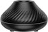 Simulation Flame Aromatherapy Machine, USB Small Air Humidifier with Colorful Flame Effect (Black)