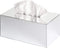JackCubeDesign Overall Acrylic Mirror Rectangle Tissue Box Holder - Storage Case Stand Box Napkin Holder Organizer