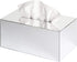 JackCubeDesign Overall Acrylic Mirror Rectangle Tissue Box Holder - Storage Case Stand Box Napkin Holder Organizer