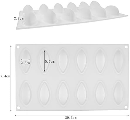 Lemon Slices Shape Silicone Molds Cake Decorating Tools Bakeware French Dessert Mousse Cake Mold Baking Cupcake Silicone Mousse Mold - 12 Cavities (Lemon Slices) by FRISGO