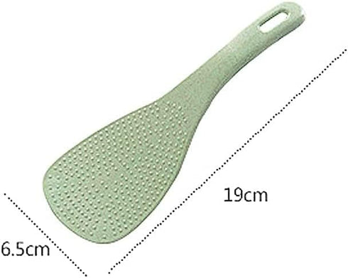 Pink Wheat Straw Rice Paddles, Non-Stick Rice Scoopers Durable Rice Spoons, Cooking Spatulas Creative Dinnerware Kitchen Accessories, Home and Kitchen
