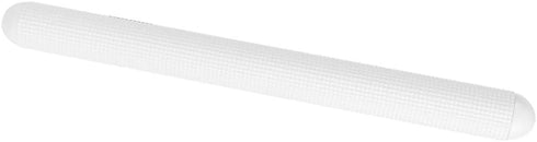 Fdit White Plastic Embossed Design Dough Roller, Non-Stick Exhaust Rolling Pin for Making Pasta, Cookies, Bread