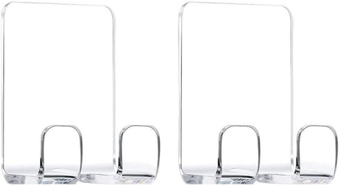 JWCE. Razor Holder Hooks Shower Hook with Acrylic Adhesive for Razor Bathroom Kitchen