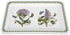 Portmeirion Botanic Garden Rectangular Tray, 14.5"x7", Assorted Floral Motifs, Fine Porcelain, Stylish Serveware