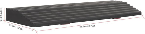 LUOZZY 2pcs Robot Vacuum Cleaner Threshold Ramp Pad Rise Threshold Ramp Plastic Threshold Ramp Home Supplies - Black by LUOZZY