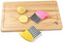 Crinkle-Cutter for Veggies-Salad, 2Pcs Stainless-Steel-Blade Wavy Chopper Knife